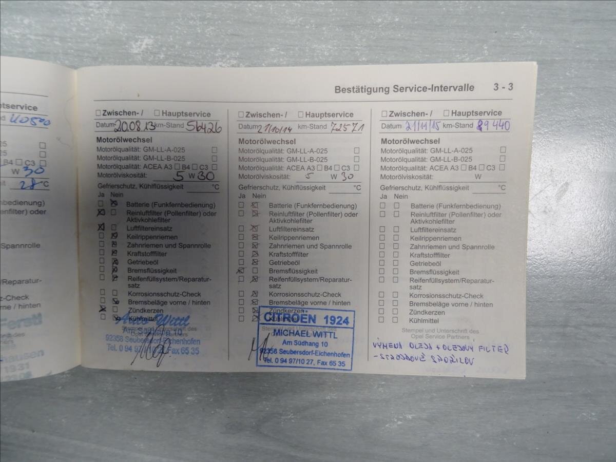 Opel Zafira MPV 1,6 l 85 kw