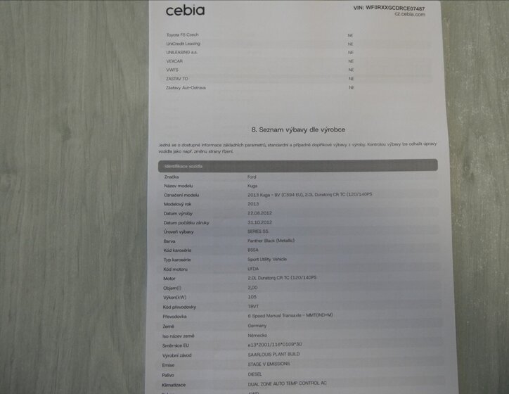 Ford Kuga SUV / Terénní 2,0 l 103 kw