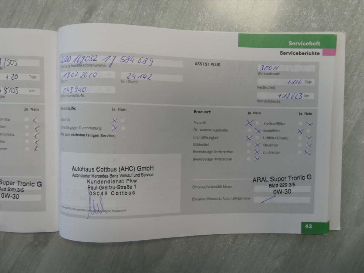 Mercedes-Benz Třídy A Hatchback 1,7 l 85 kw