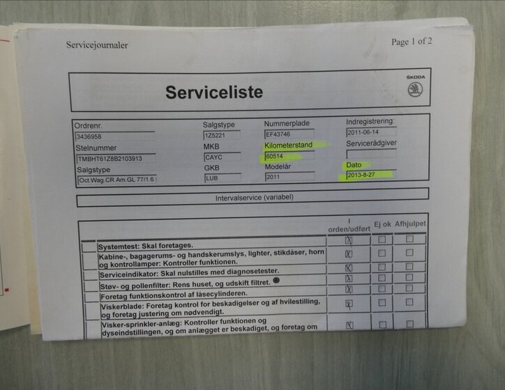 Škoda Octavia Kombi 1,6 l 77 kw