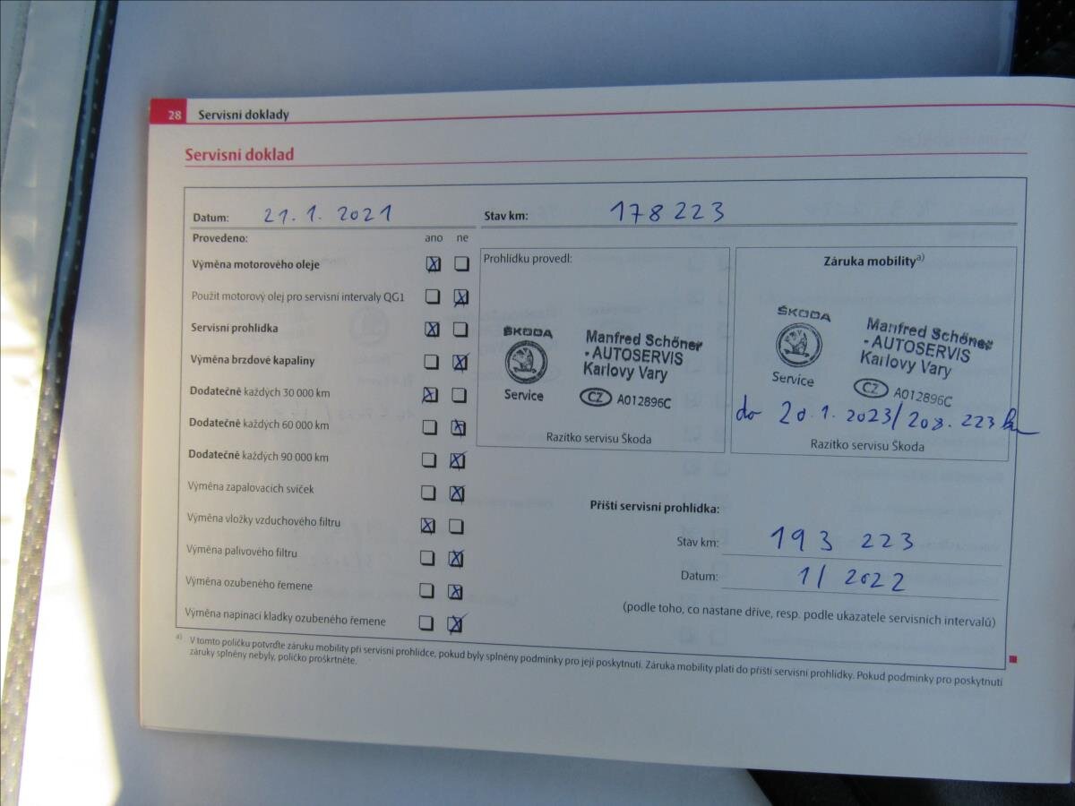 Škoda Fabia Kombi 1,2 l 51 kw