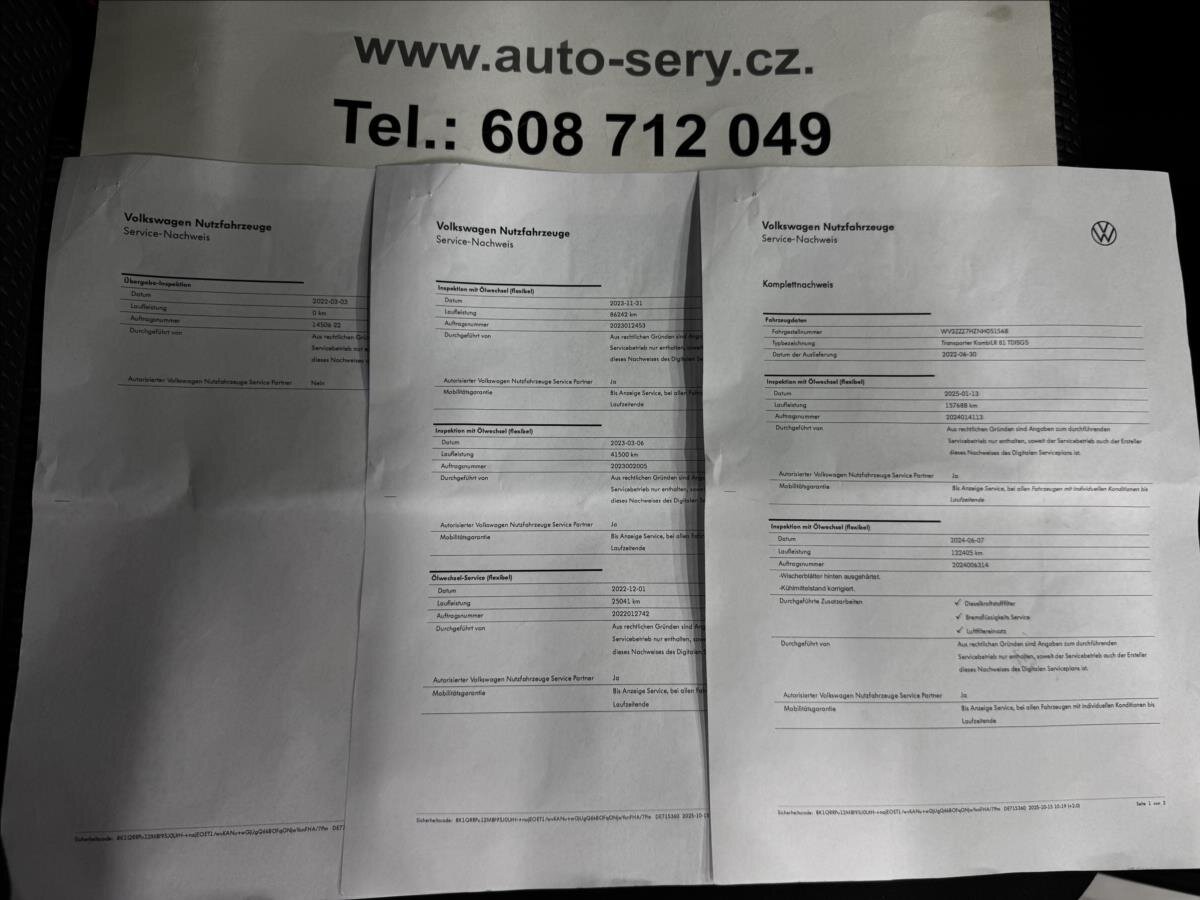 Volkswagen Transporter Kombi 2,0 l 81 kw