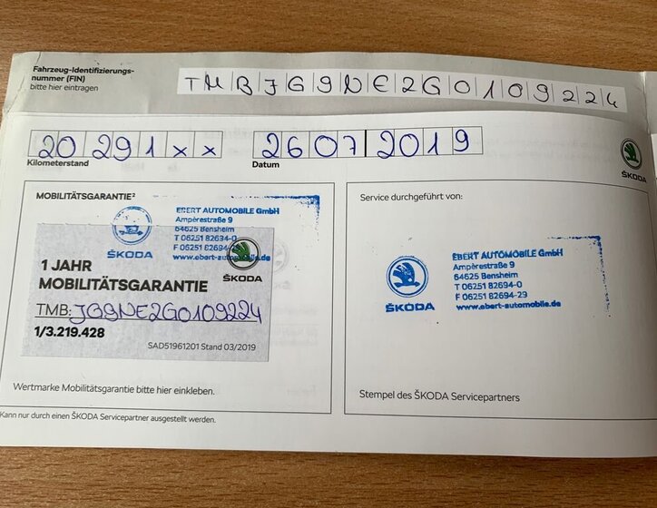 Škoda Octavia Kombi 1,6 l 81 kw