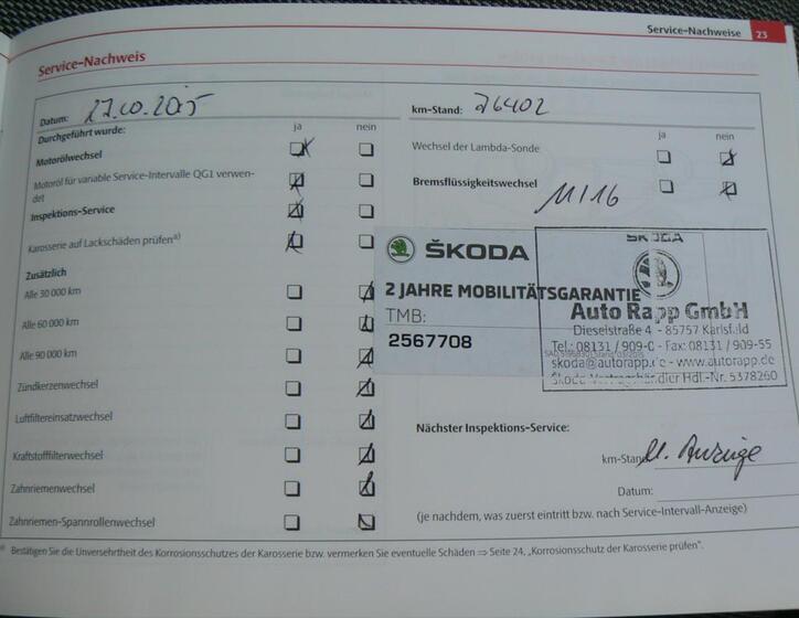 Škoda Fabia Hatchback 1,2 l 51 kw