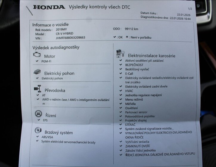 Honda CR-V SUV / Terénní 2,0 l 107 kw