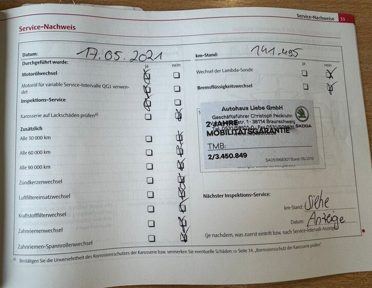 Škoda Fabia Hatchback 1,2 l 51 kw