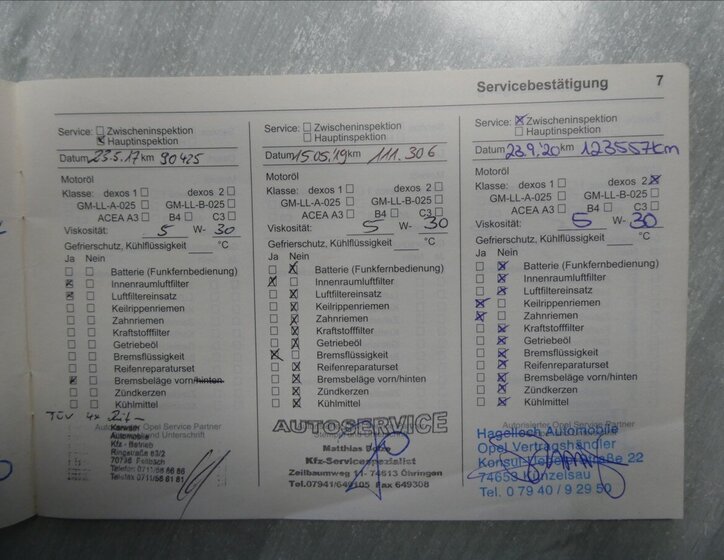 Opel Zafira MPV 1,8 l 103 kw