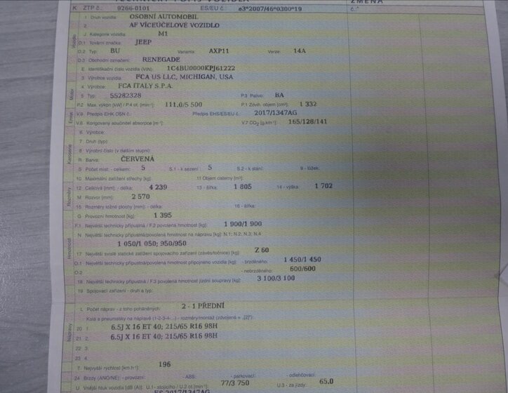 Jeep Renegade SUV 1,3 l 111 kw