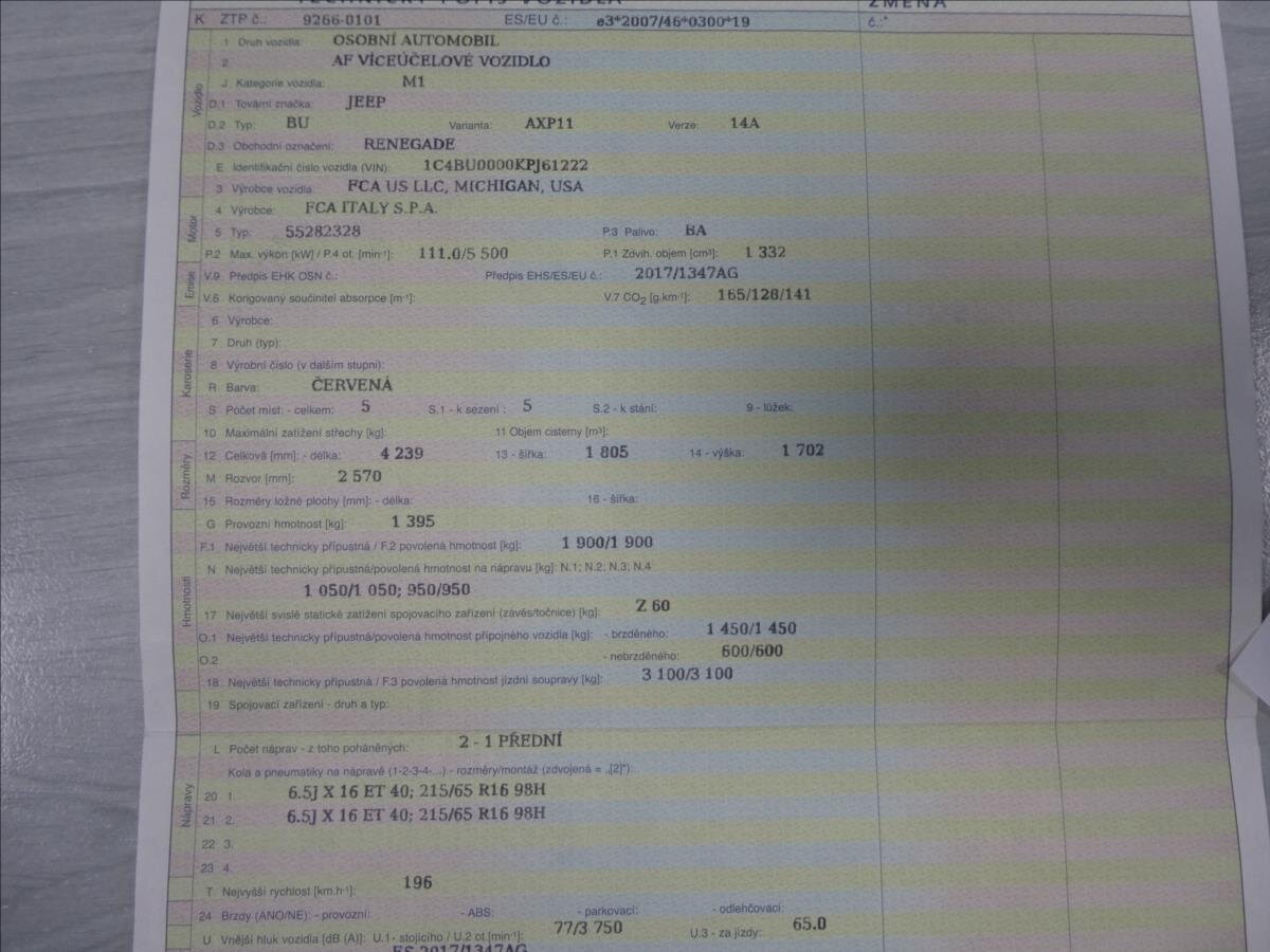 Jeep Renegade SUV 1,3 l 111 kw