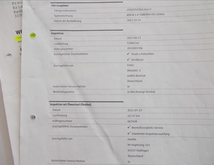 Seat Ateca SUV / Terénní 999,0 85 kw