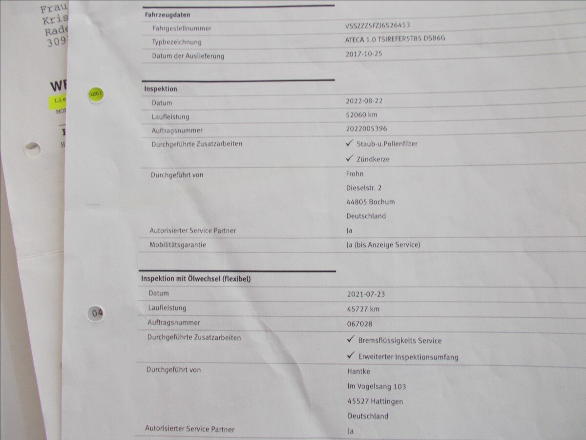 Seat Ateca SUV / Terénní 999,0 85 kw