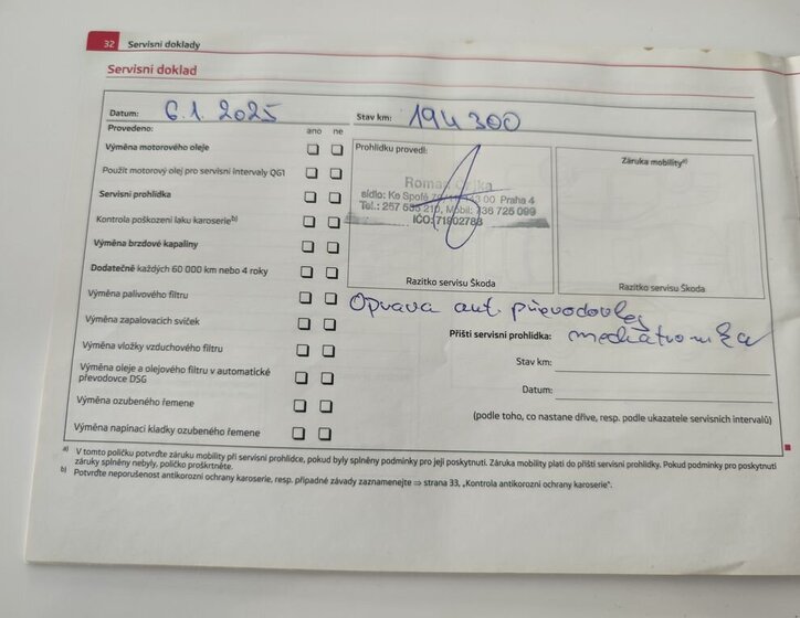 Škoda Superb Kombi 1,8 l 118 kw