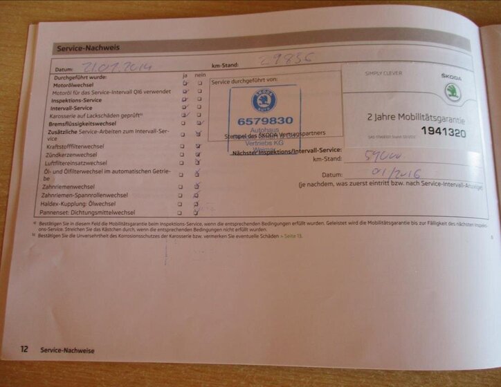 Škoda Fabia Kombi 1,2 l 63 kw