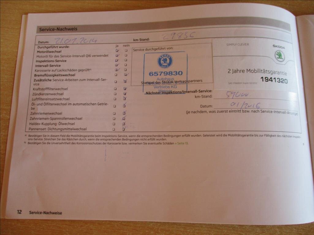 Škoda Fabia Kombi 1,2 l 63 kw