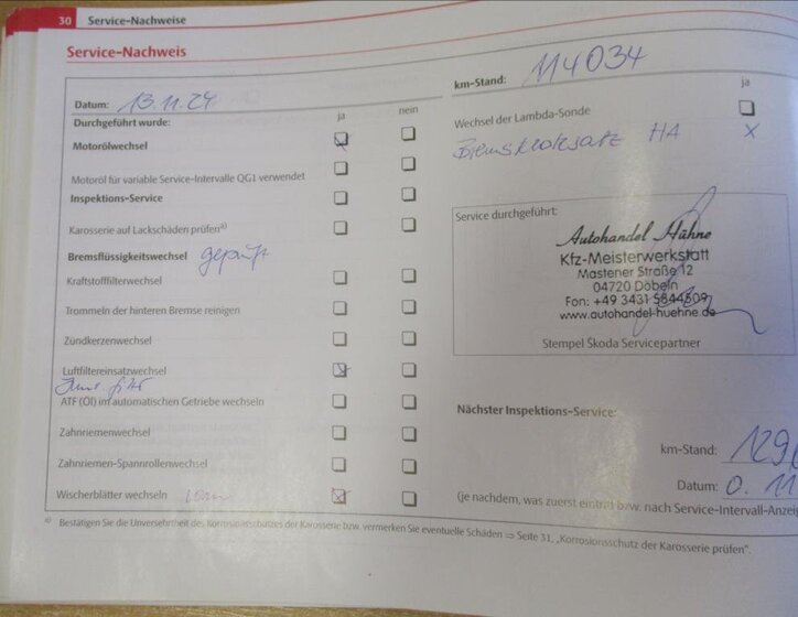 Škoda Fabia Kombi 1,2 l 77 kw