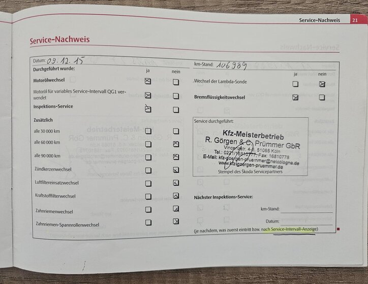 Škoda Octavia Kombi 2,0 l 103 kw