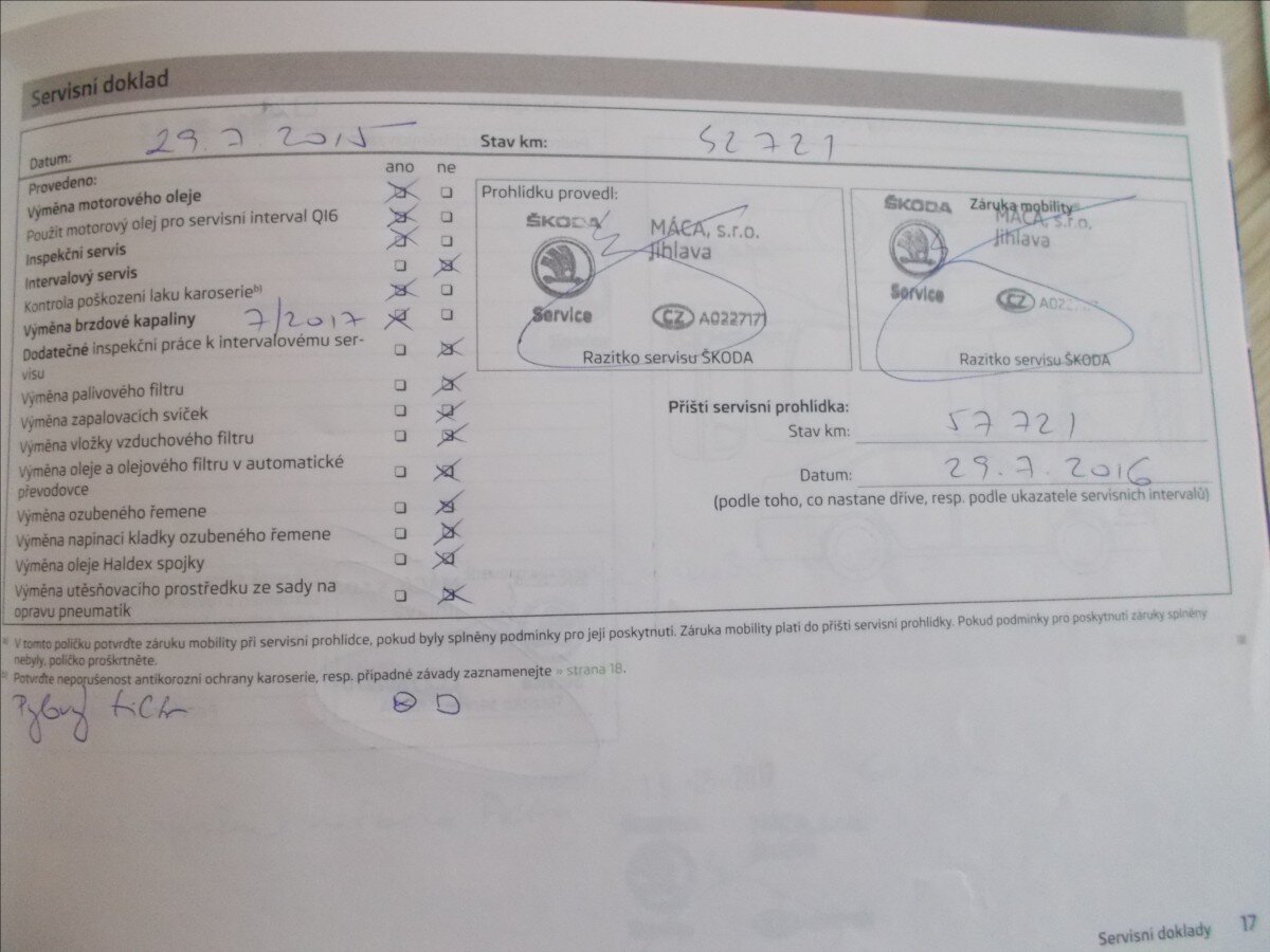 Škoda Rapid Sedan / Limuzína 1,6 l 77 kw