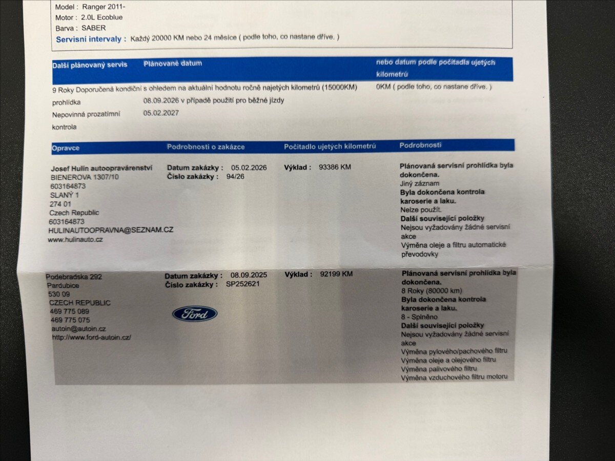 Ford Ranger Pick-up 2,0 l 156 kw