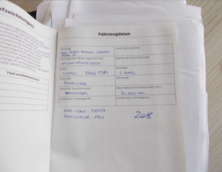 Ford Tourneo Connect MPV 1,5 l 88 kw