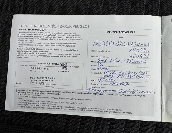 Peugeot 2008 SUV / Terénní 1,2 l 96 kw