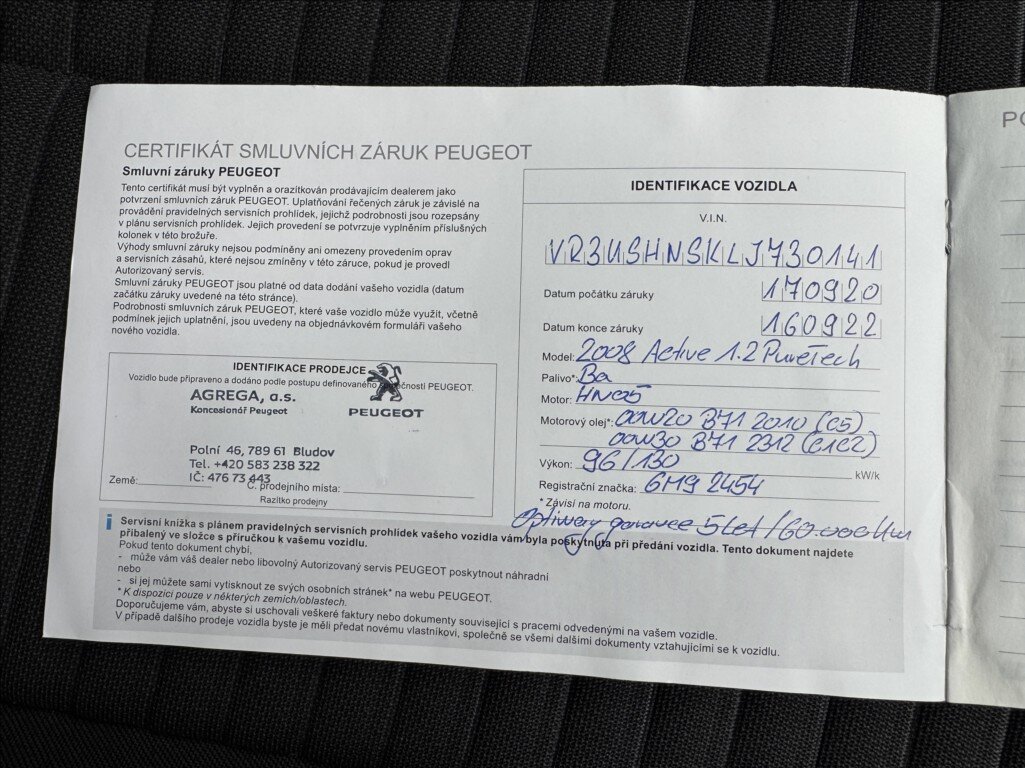 Peugeot 2008 SUV / Terénní 1,2 l 96 kw