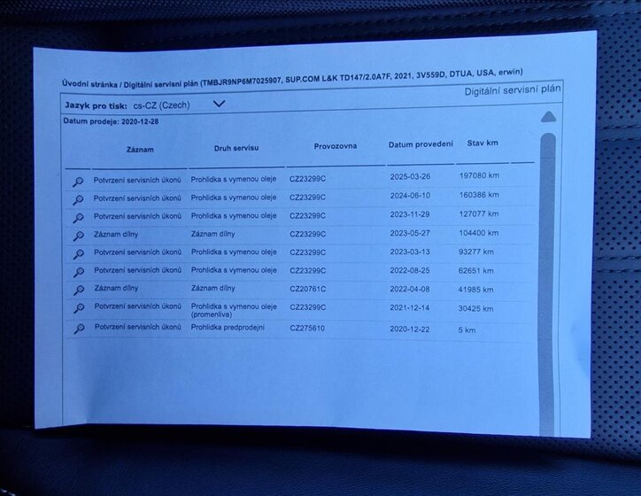 Škoda Superb Kombi 2,0 l 147 kw