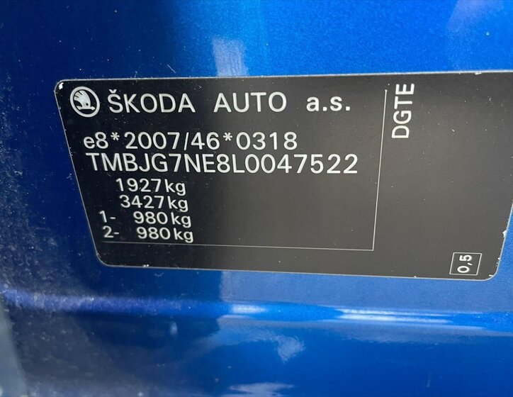 Škoda Octavia Kombi 1,6 l 85 kw