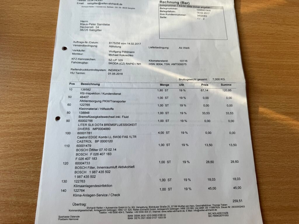 Škoda Rapid Sedan 1,2 l 63 kw