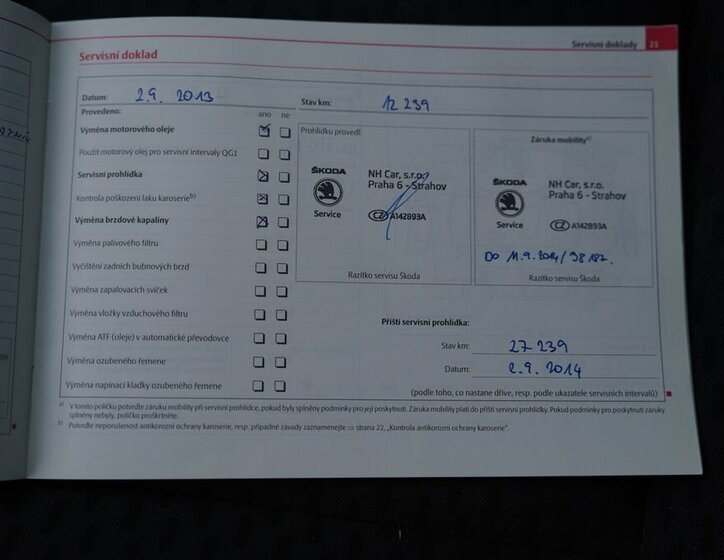 Škoda Fabia Hatchback 1,2 l 44 kw