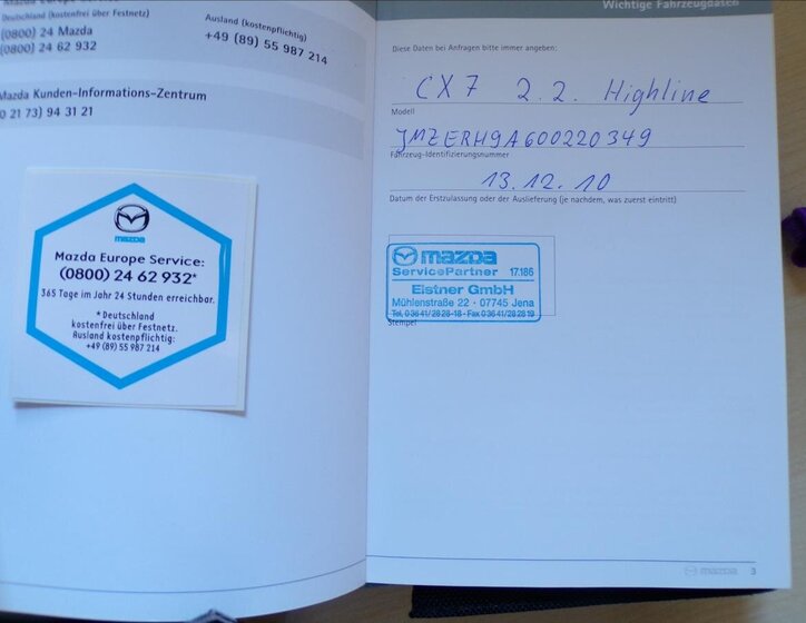 Mazda CX-7 Kombi 2,2 l 127 kw