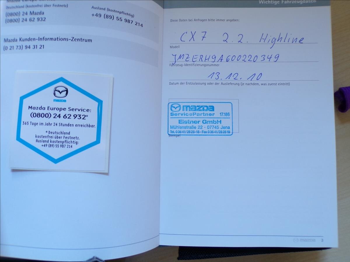 Mazda CX-7 Kombi 2,2 l 127 kw