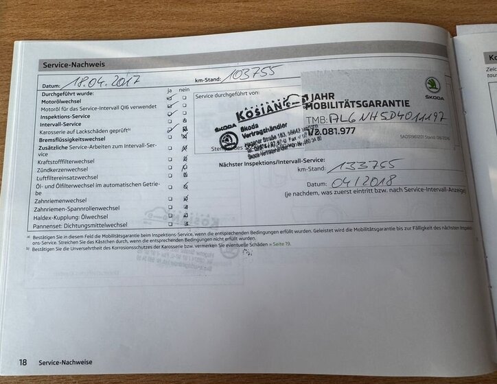 Škoda Rapid Sedan / Limuzína 1,6 l 77 kw