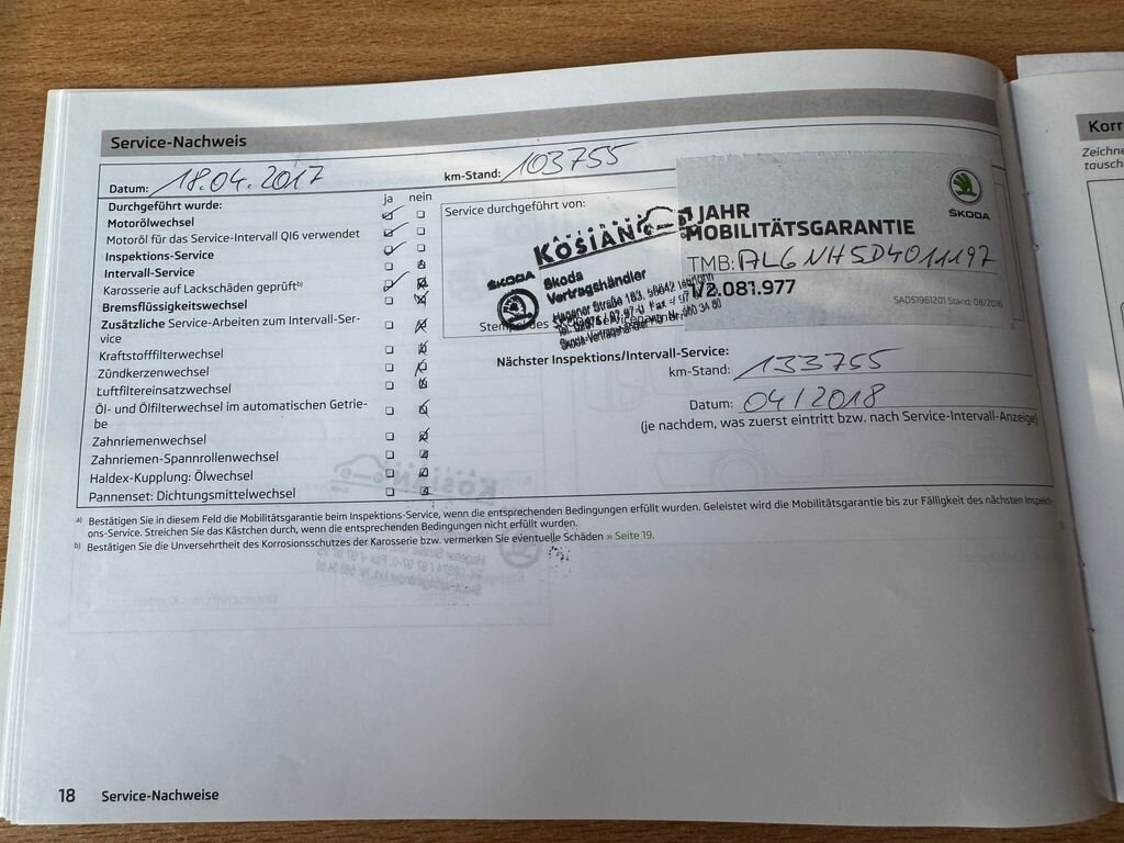 Škoda Rapid Sedan / Limuzína 1,6 l 77 kw