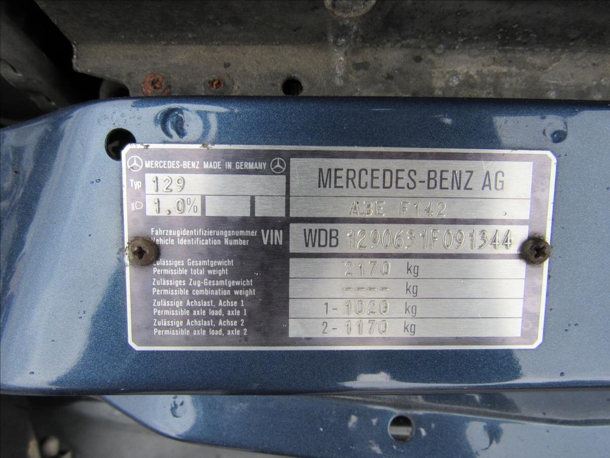 Mercedes-Benz SL Kabriolet 3,2 l 170 kw