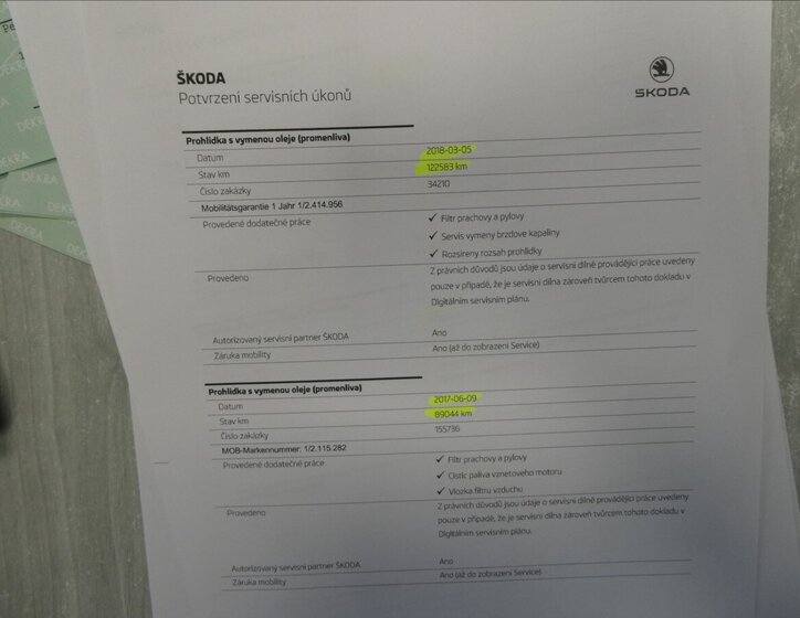 Škoda Octavia Kombi 1,6 l 77 kw