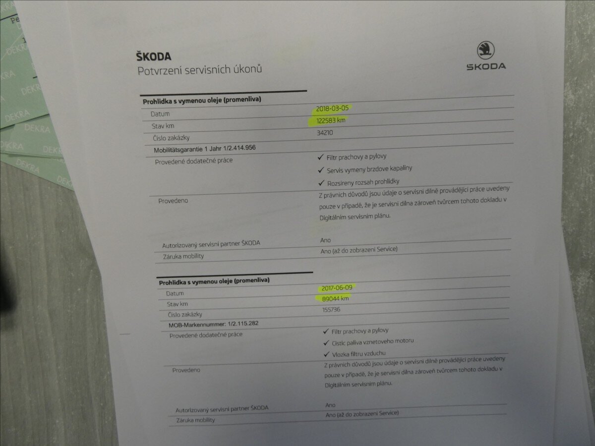 Škoda Octavia Kombi 1,6 l 77 kw