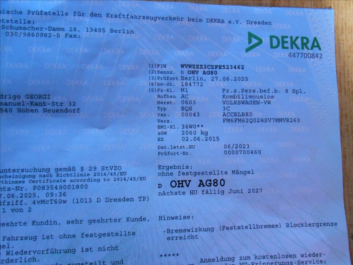 Volkswagen Passat Kombi 2,0 l 110 kw