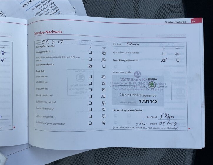 Škoda Fabia Hatchback 1,4 l 63 kw