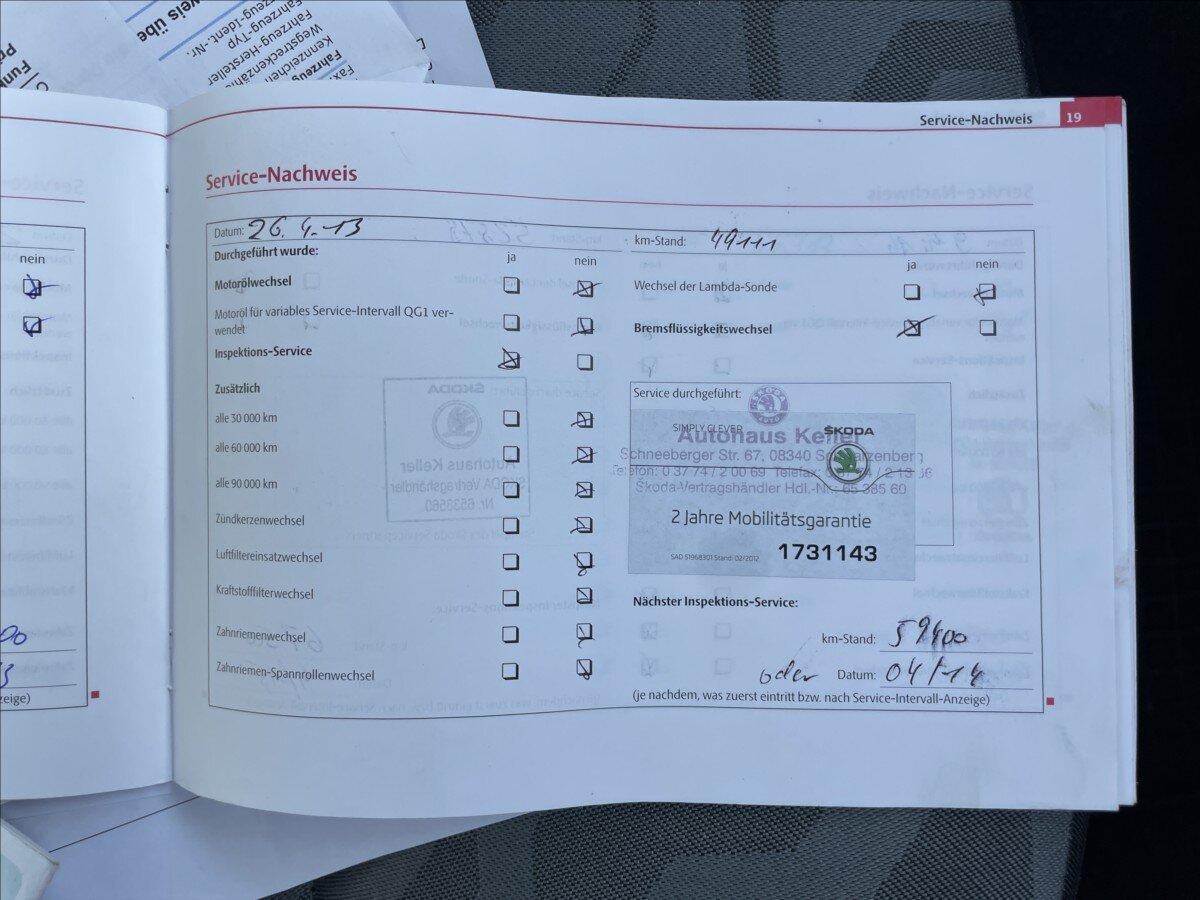 Škoda Fabia Hatchback 1,4 l 63 kw