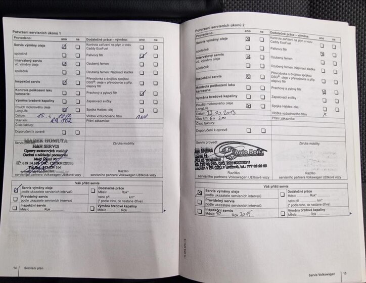 Volkswagen Caddy Kombi 1,6 l 75 kw