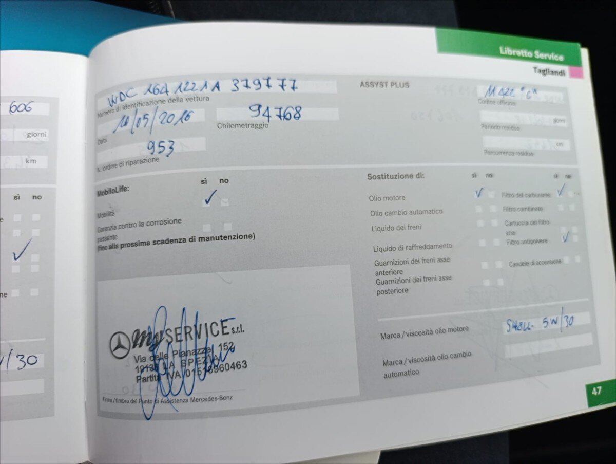 Mercedes-Benz Třídy M SUV 3,0 l 165 kw