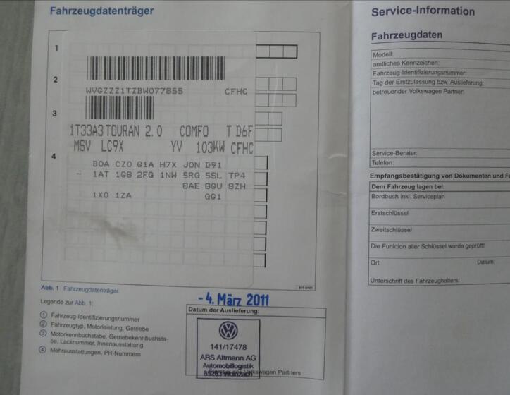 Volkswagen Touran 40