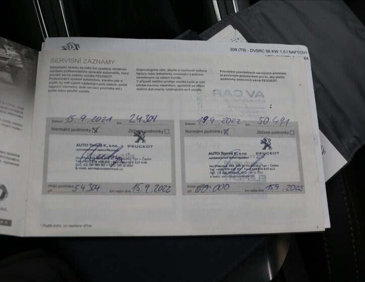 Peugeot 308 Kombi 1,5 l 96 kw