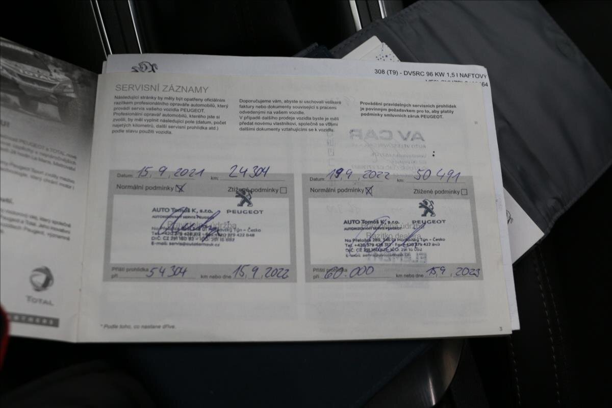 Peugeot 308 Kombi 1,5 l 96 kw