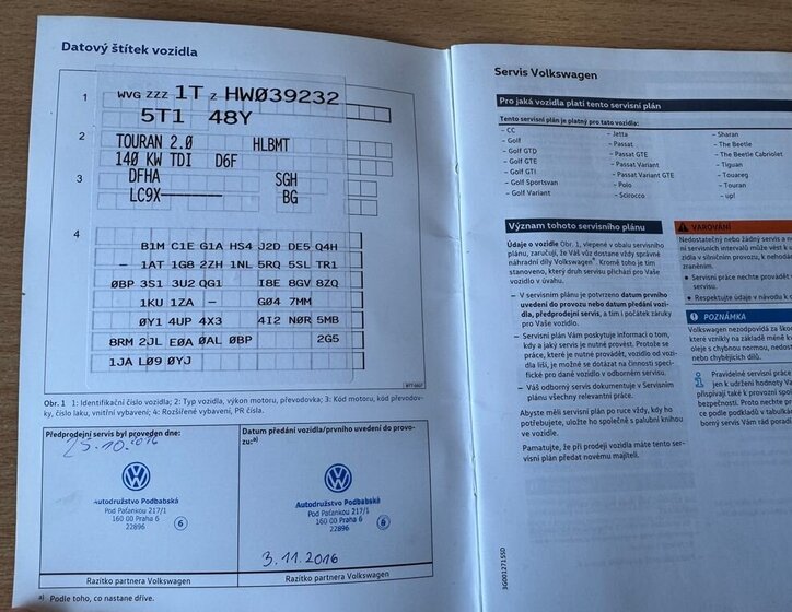 Volkswagen Touran MPV 2,0 l 140 kw