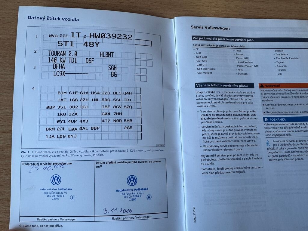 Volkswagen Touran MPV 2,0 l 140 kw