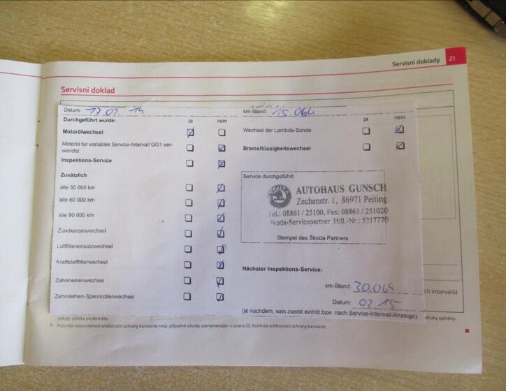 Škoda Fabia Kombi 1,2 l 63 kw