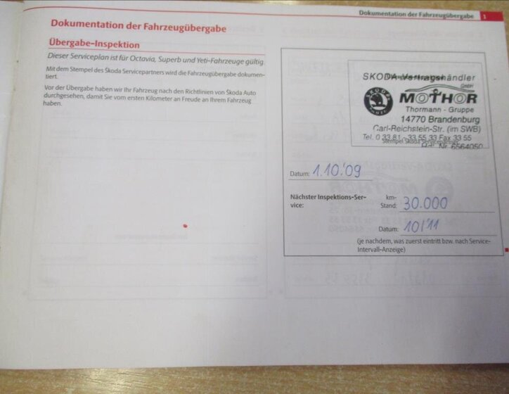 Škoda Octavia Sedan 1,4 l 90 kw