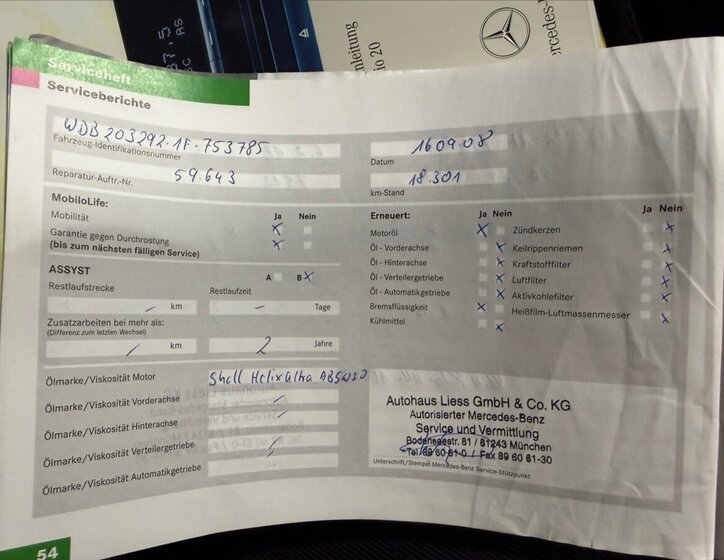 Mercedes-Benz Třídy C Kombi 3,0 l 170 kw