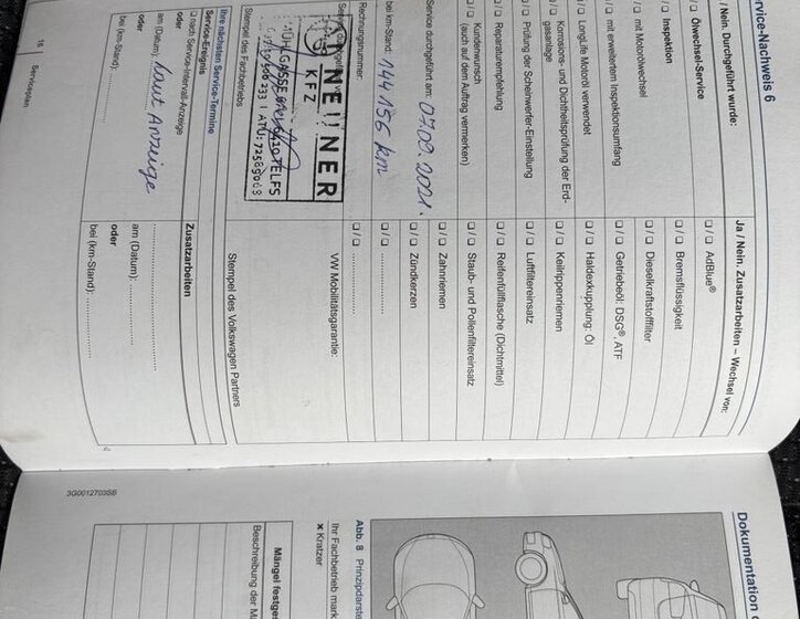 Volkswagen Touran MPV 1,6 l 77 kw